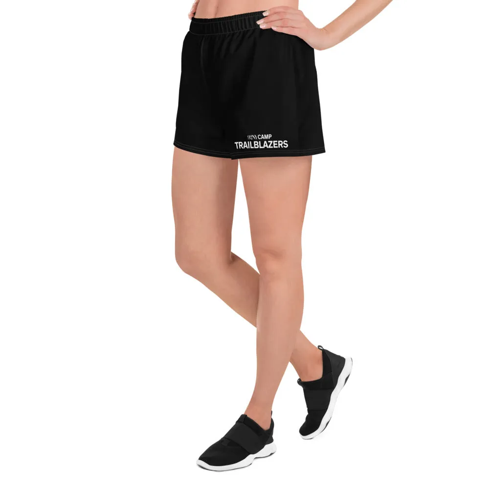 92nd St Fitted Athletic Black Shorts - Trailblazers