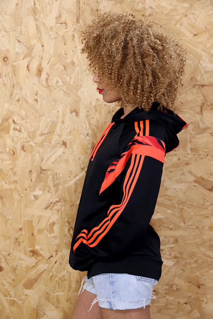 Adidas Stretch Three Stripe Sports Hoodie