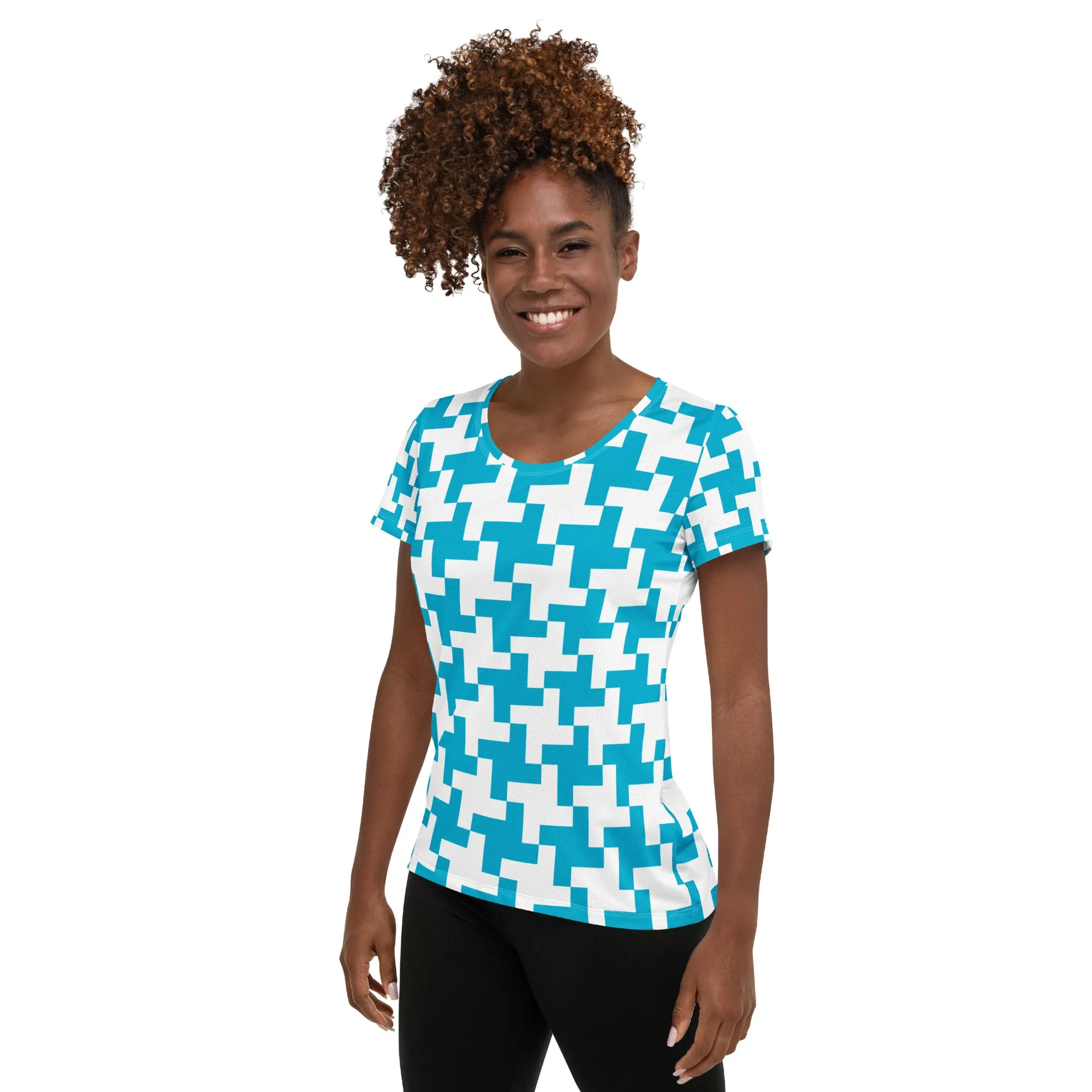 All-Over Print Women's Athletic T-shirt