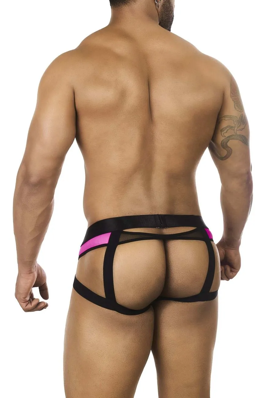 BiteWear BW2023108 Tuxedo Banana Jockstrap Color Fuchsia