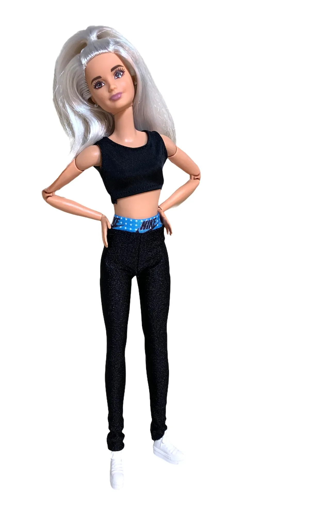 Black leggings for Barbie dolls