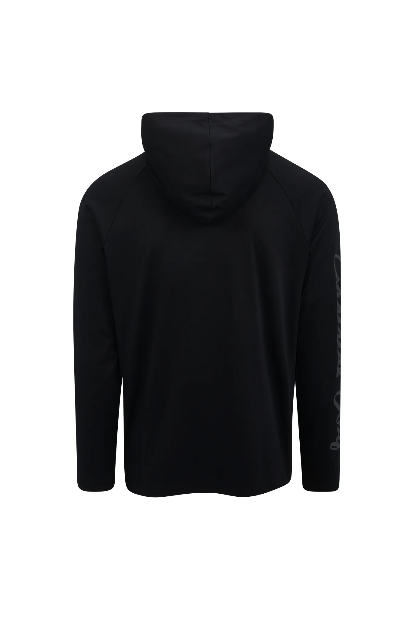 Black Men's Long Sleeve Lightweight Hoodie