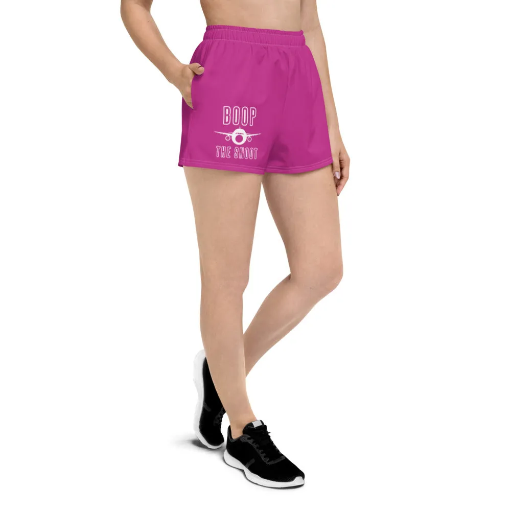 BOOP THE SNOOT (VELVET) Women's Athletic Short Shorts