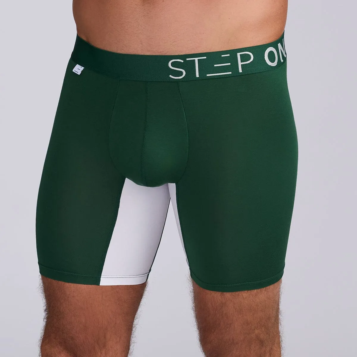 Boxer Brief - Green & White