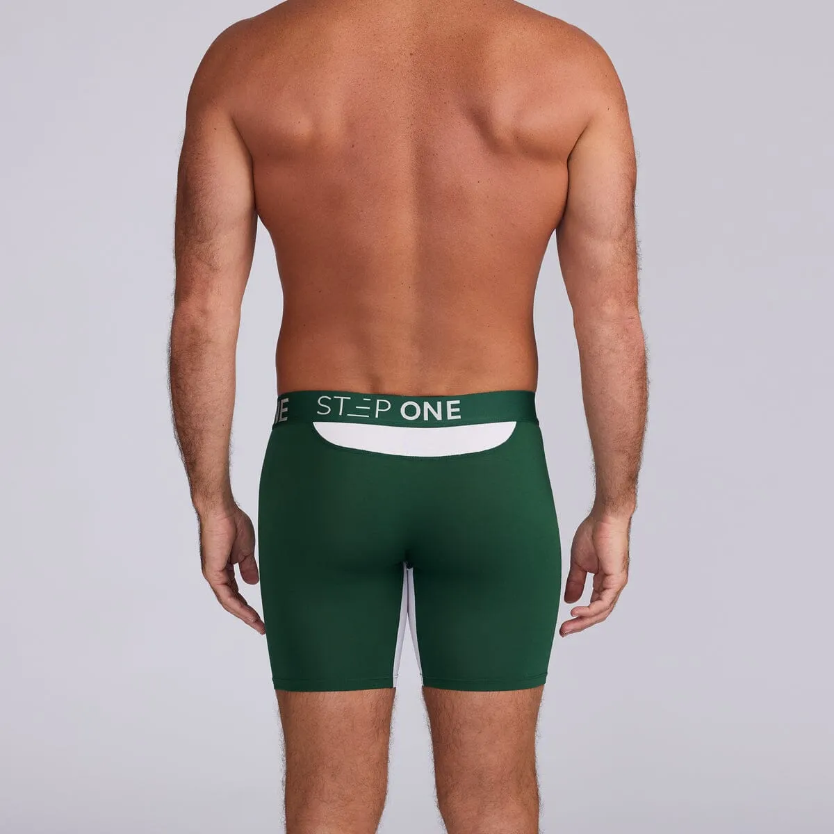 Boxer Brief - Green & White