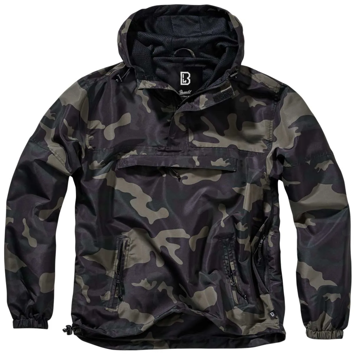 Brandit Summer Windbreaker Jacket Dark Camo