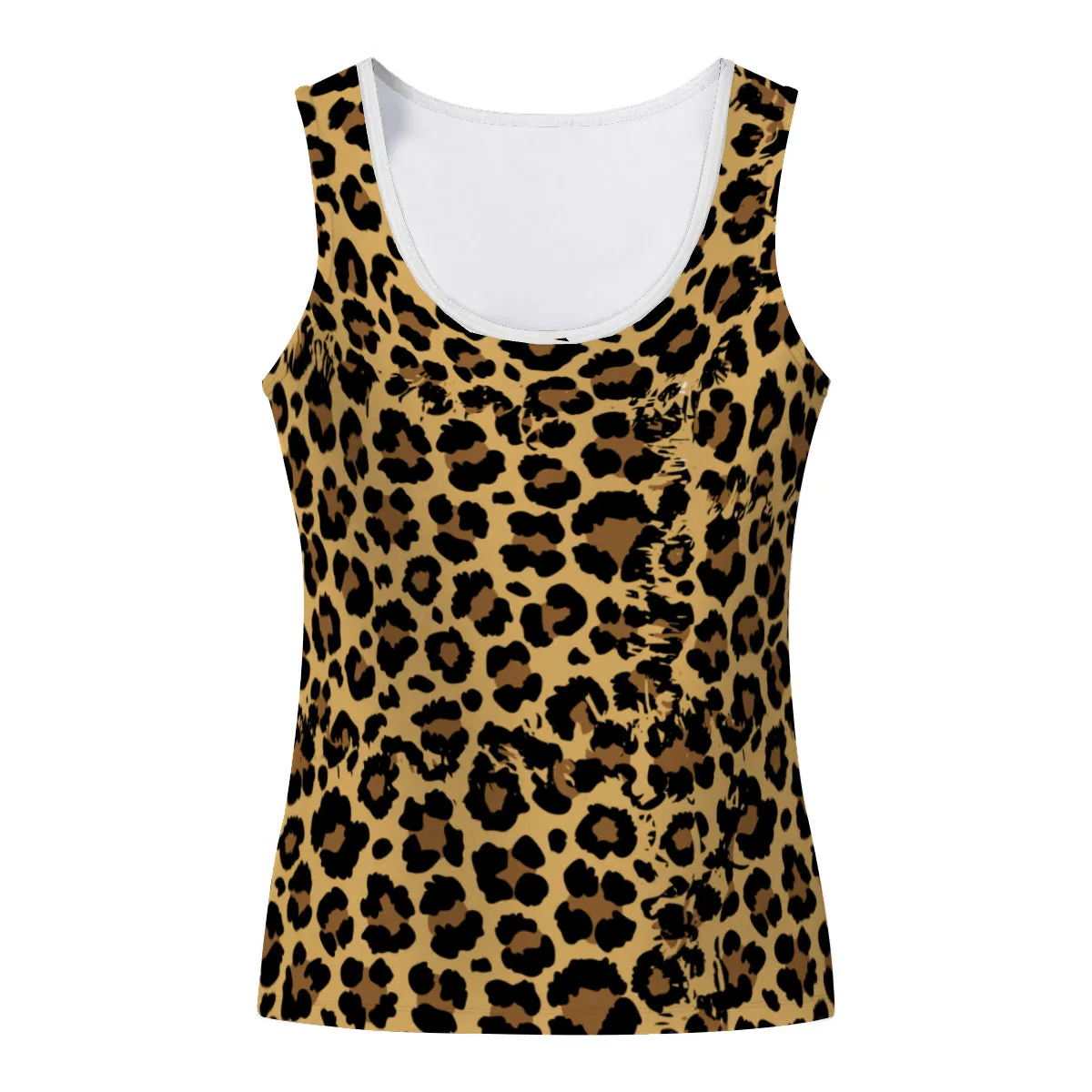 Brushed Leopard Tank Top