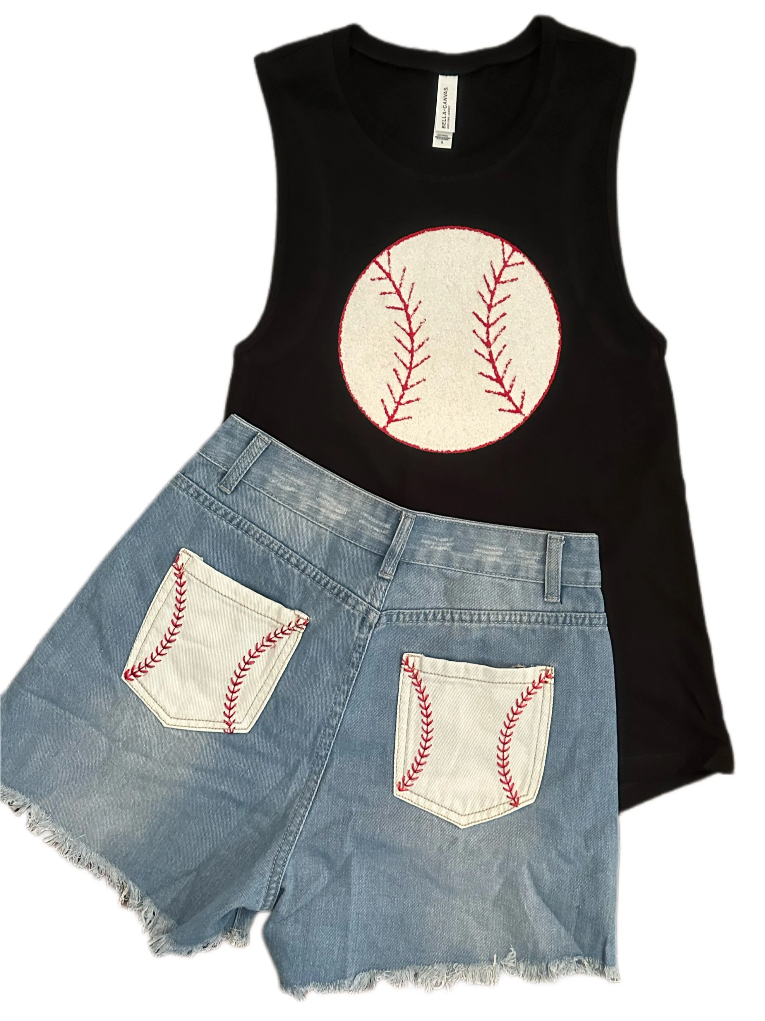 Chenille Patch Baseball Tanks