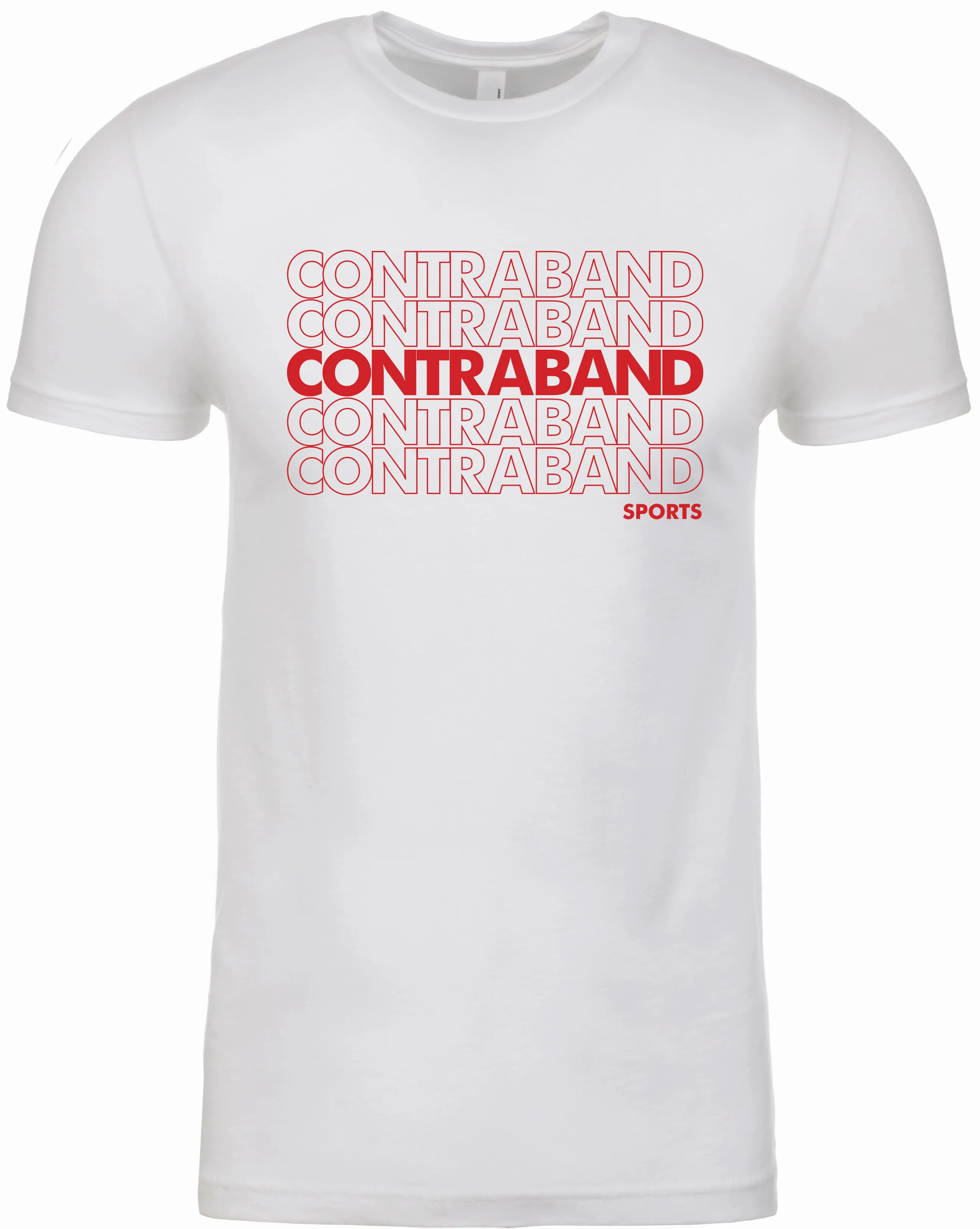 Contraband Sports 10289 Classic Bag Design Mens/Unisex T-Shirt