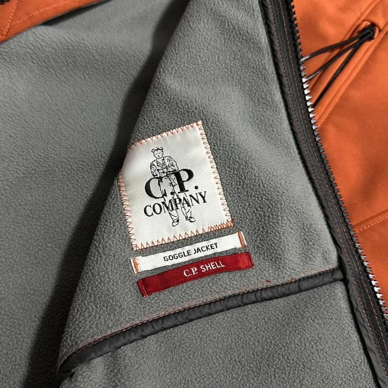 CP Company Rust Soft Shell Goggle Jacket