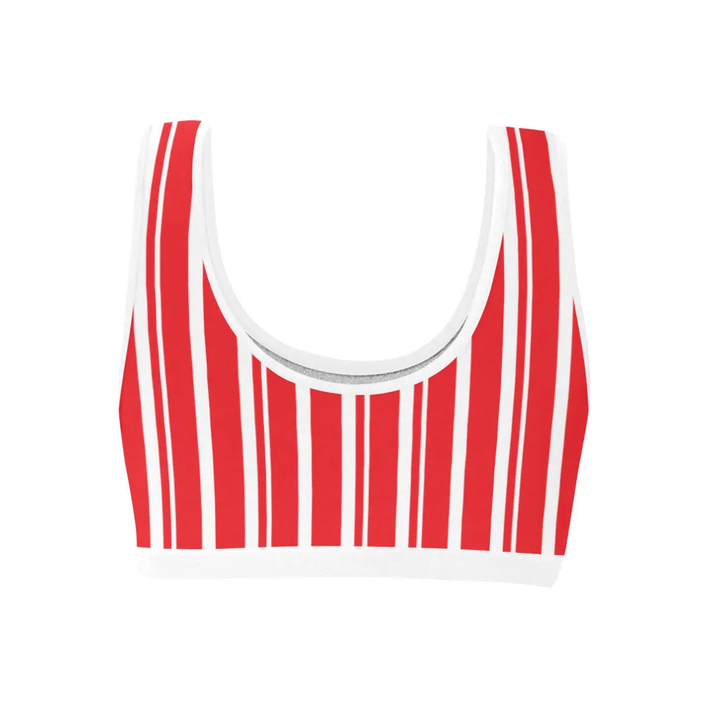 Dapper Dan Red Women's Sports Bra