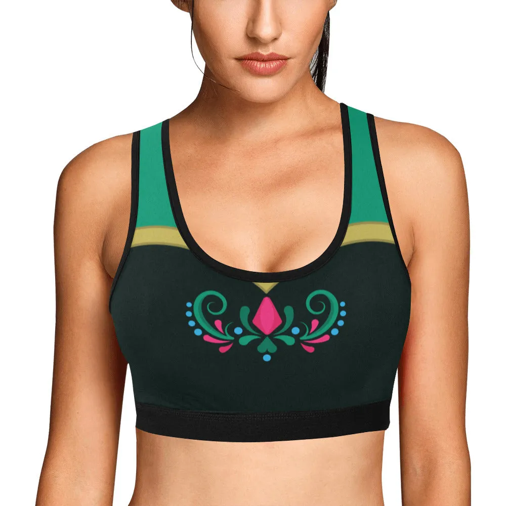 Disney Frozen Anna Women's Sports Bra