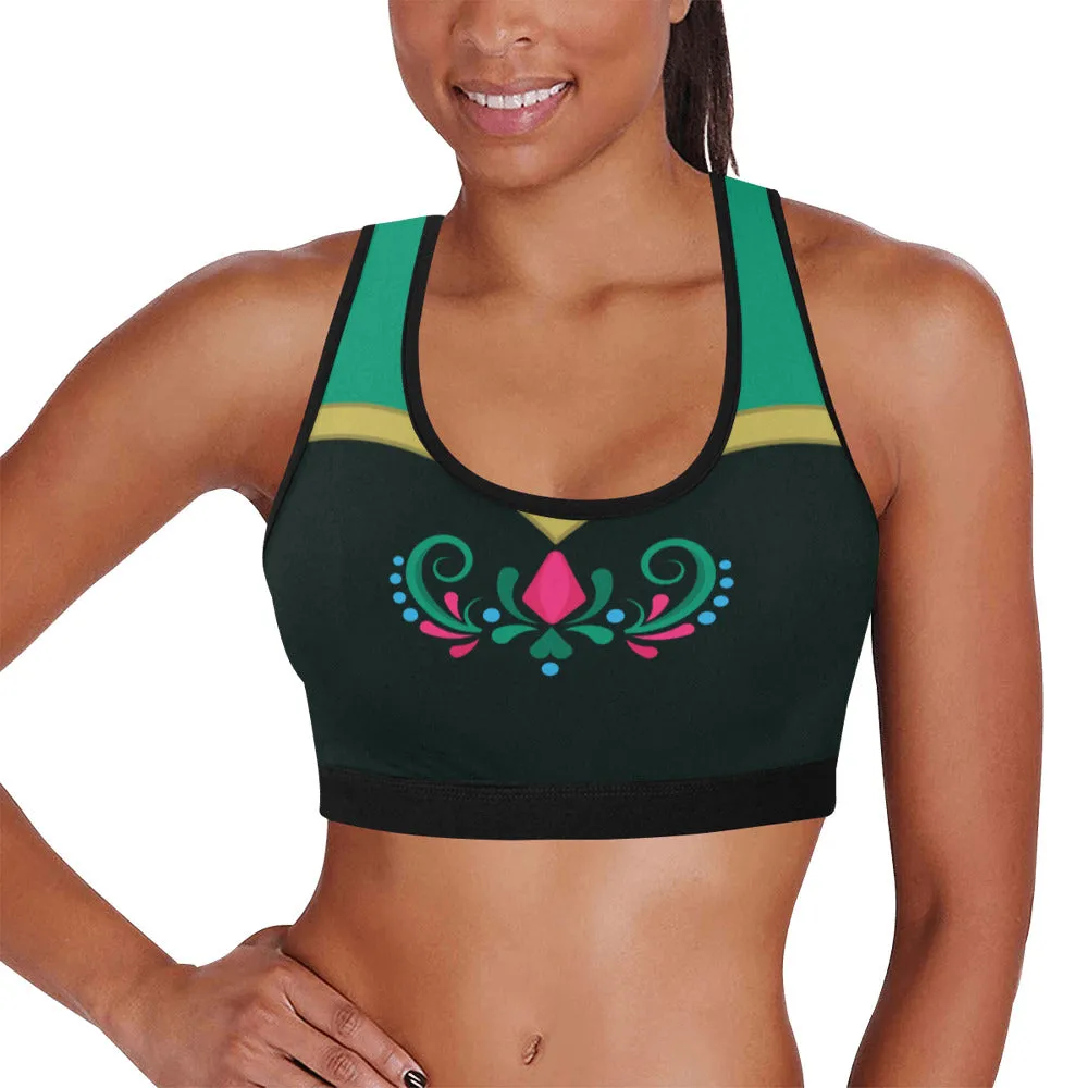 Disney Frozen Anna Women's Sports Bra