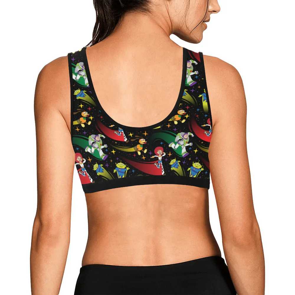 Disney Toy Story Roundup Friends Women's Athletic Sports Bra