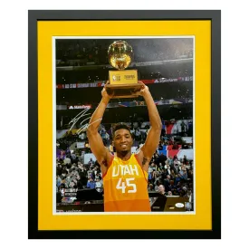 Donovan Mitchell Signed Utah Jazz Framed 16x20 Photo