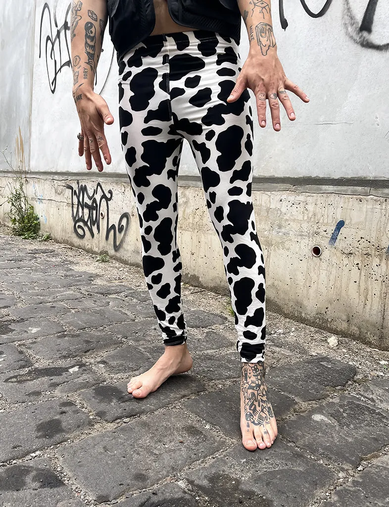 DOOF MEGGINGS - COW PRINT