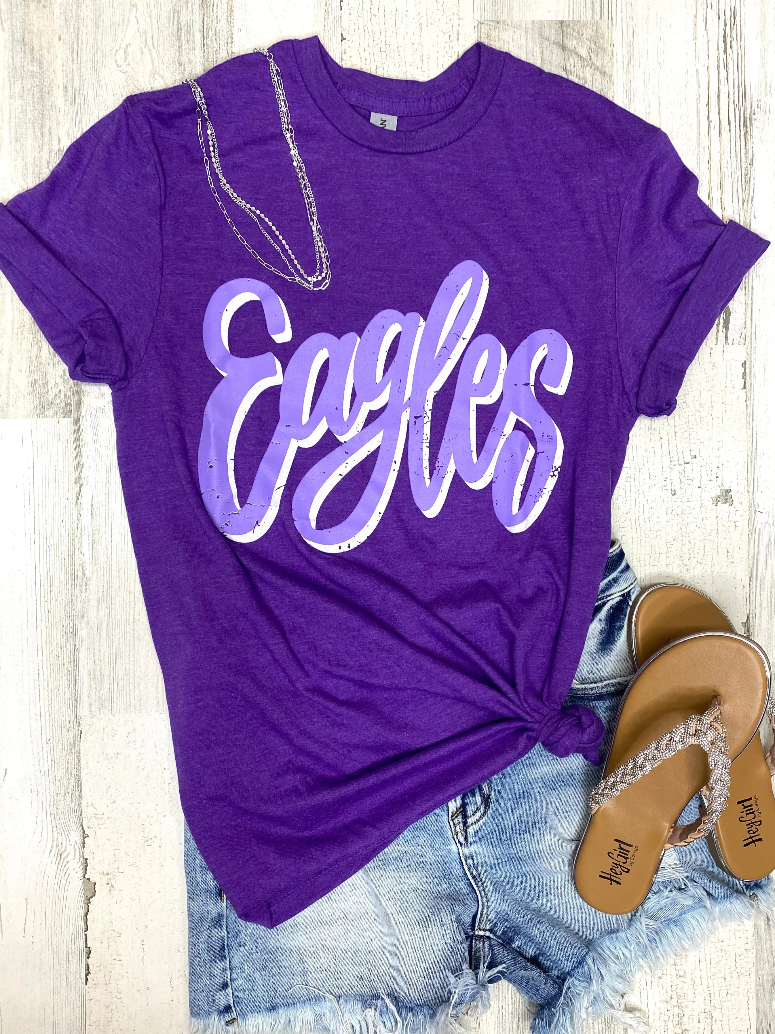 Eagles Handwritten Script Tee