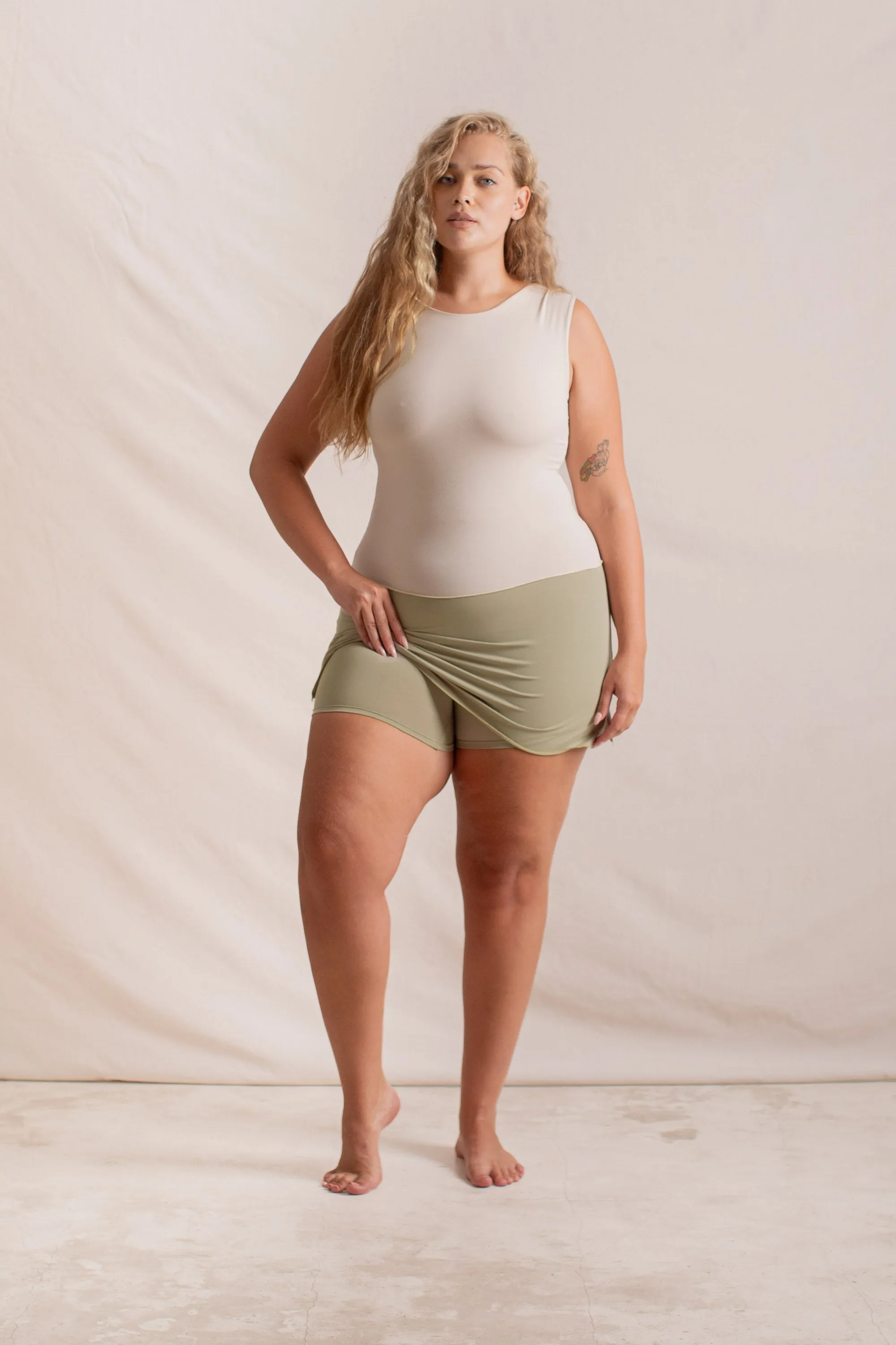 Earth Angel Skort Aloe