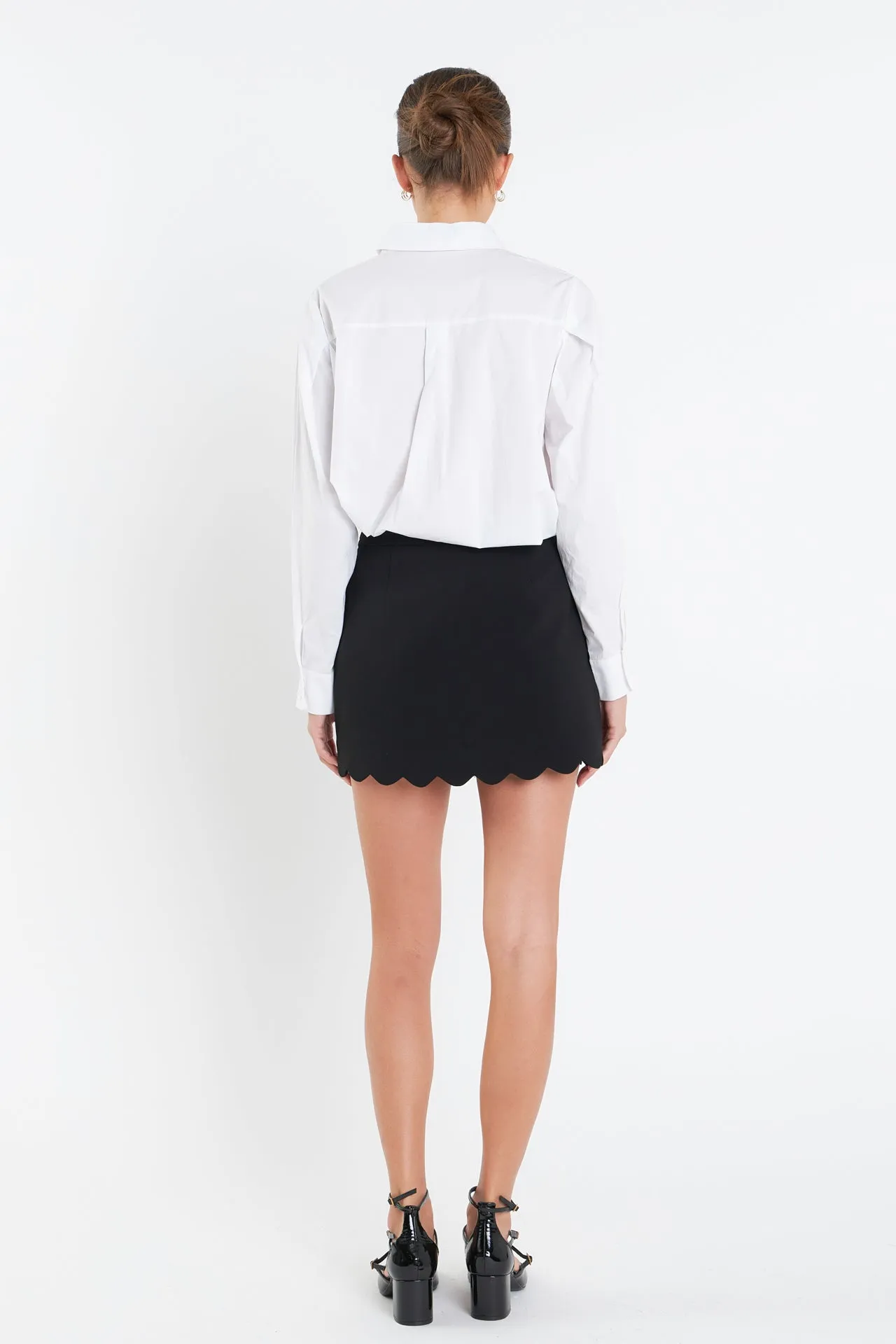 English Factory - Scallop Skort