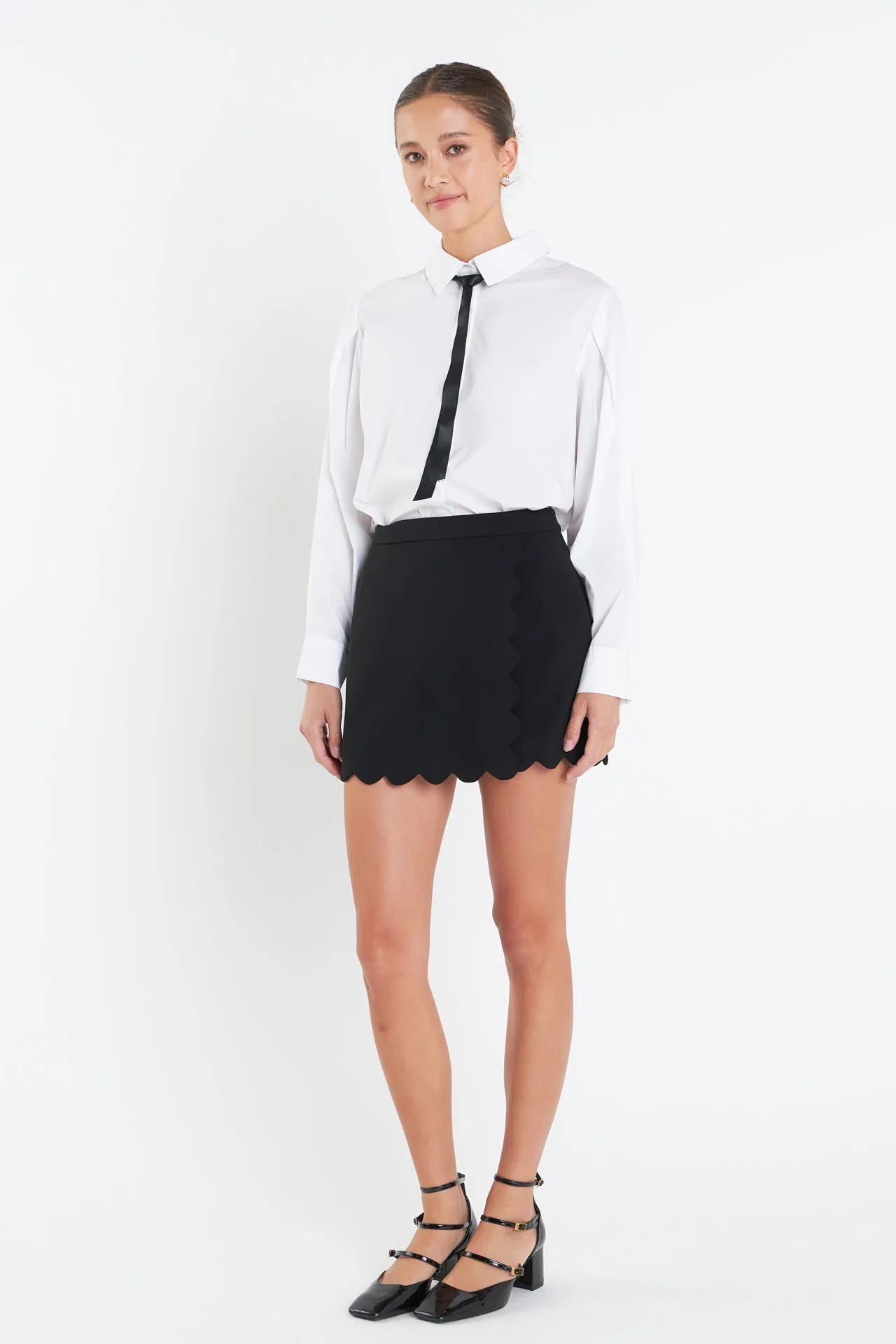 English Factory - Scallop Skort