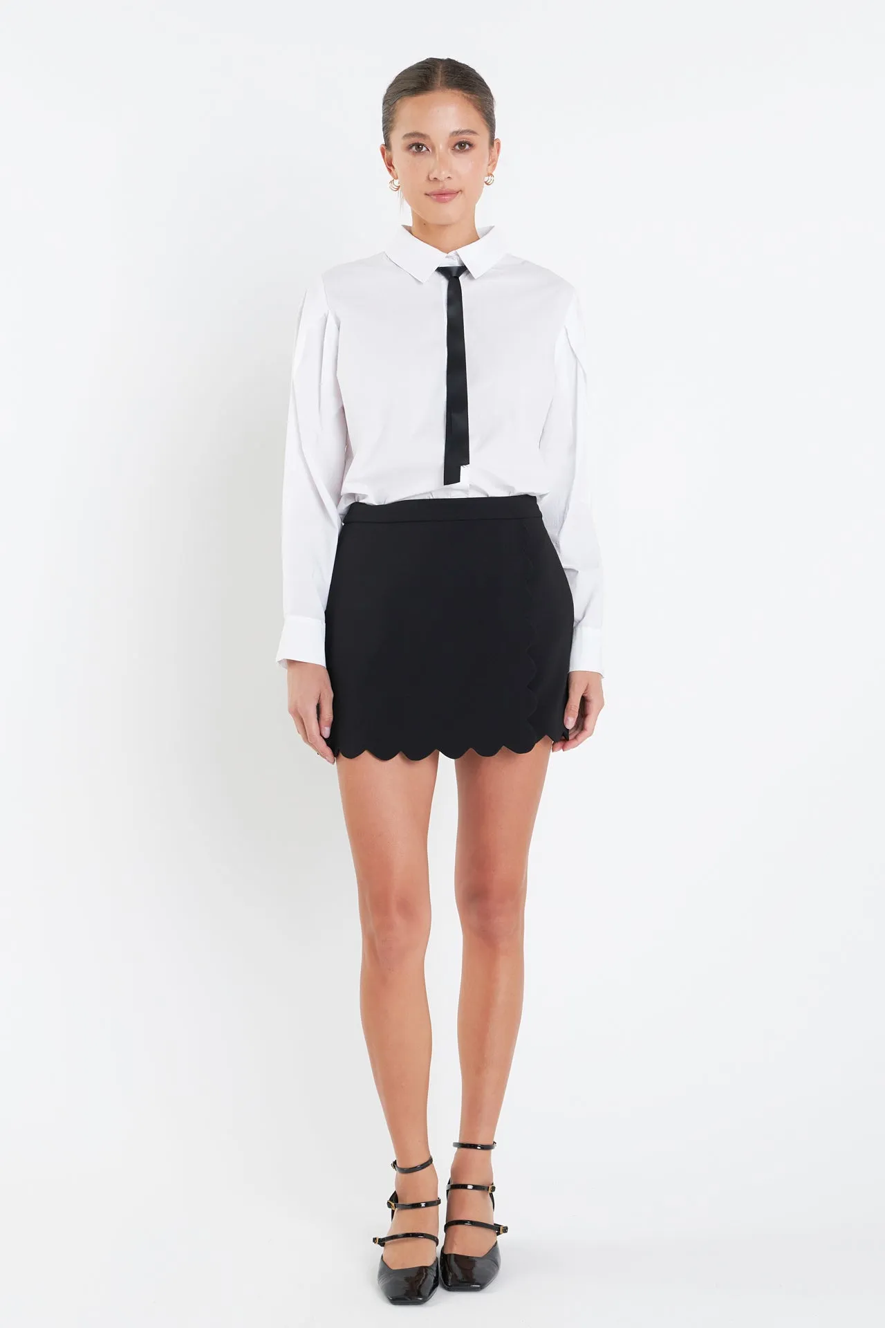 English Factory - Scallop Skort