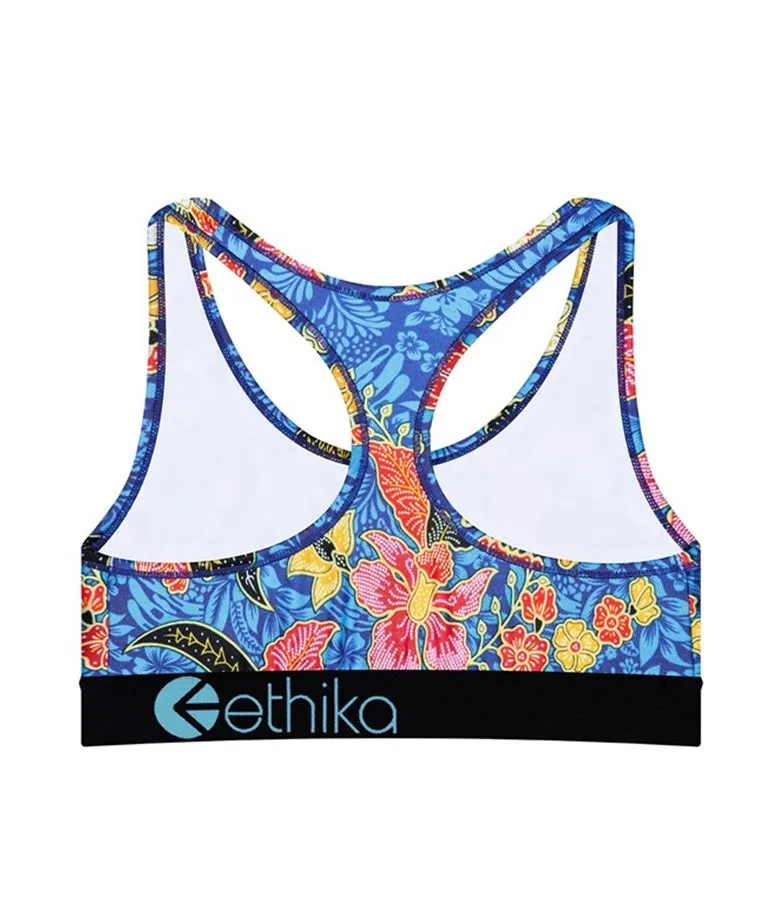 Ethika Girl's Bomber Batik Sports Bra