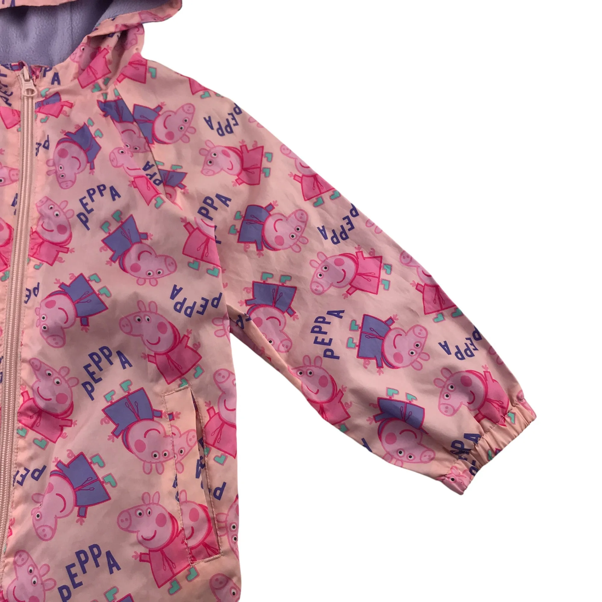 F&F overalls 4-5 years pink Peppa Pig light windbreakers