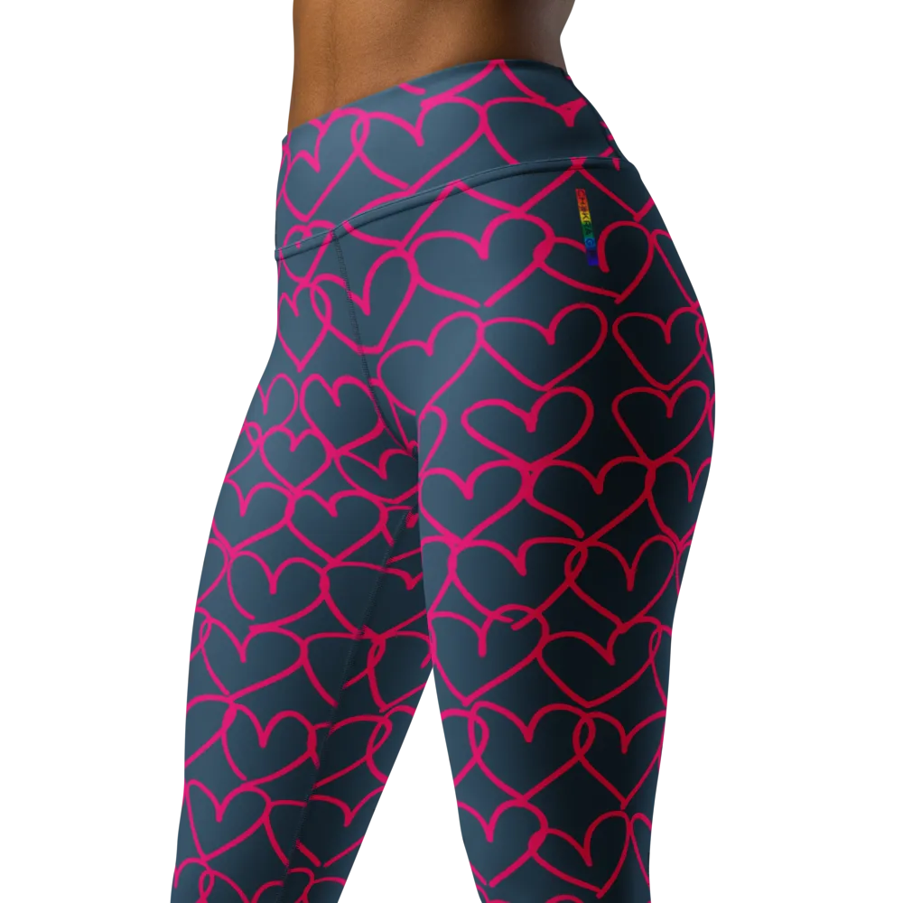 Grounded in Love High Waist Yoga Leggings