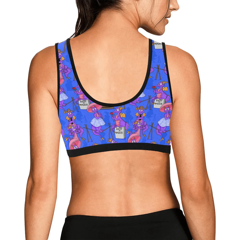 Haunted Mansion Figment Women's Athletic Sports Bra