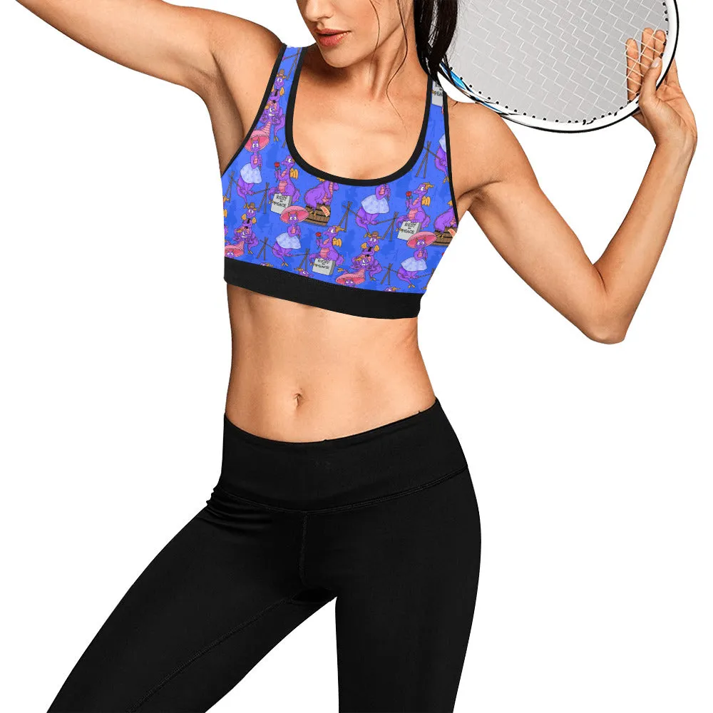 Haunted Mansion Figment Women's Athletic Sports Bra