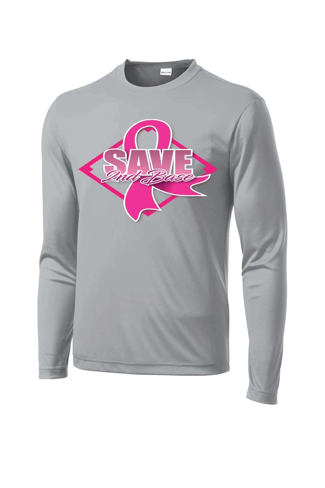 Inferno Sports Breast Cancer Long Sleeve Grey