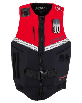 Jetpilot Venture Mens Neo Vest - Black/Red Level 50 - 2023