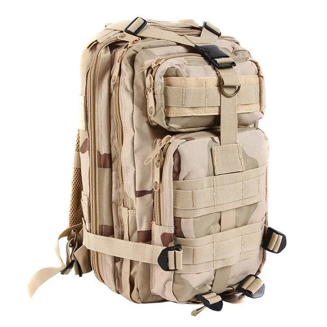 Large Capacity 30L Hiking Camping Bag Army Military Tactical Trekking Rucksack Backpack Camo storage bag