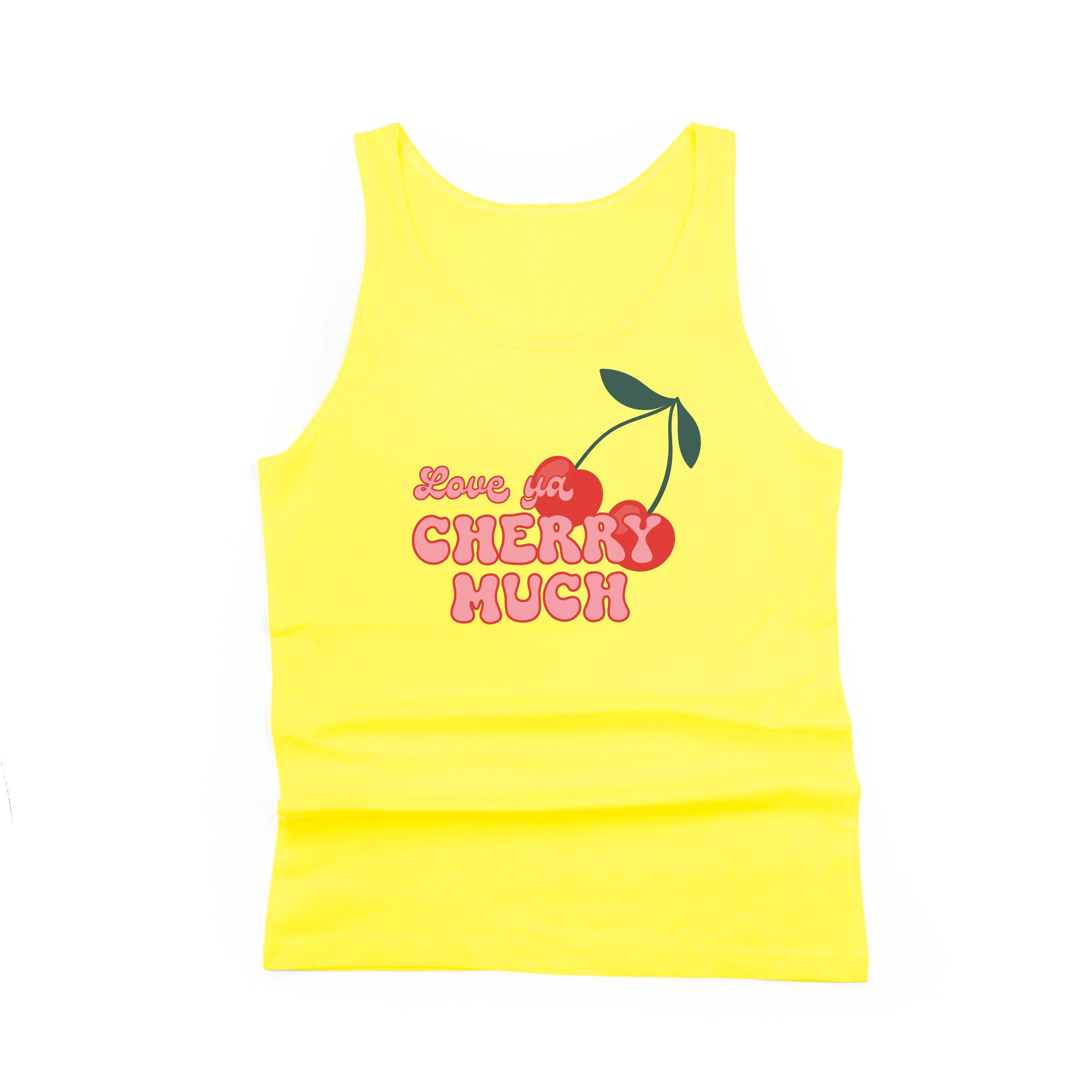 Love Ya Cherry Much - Unisex Jersey TANK