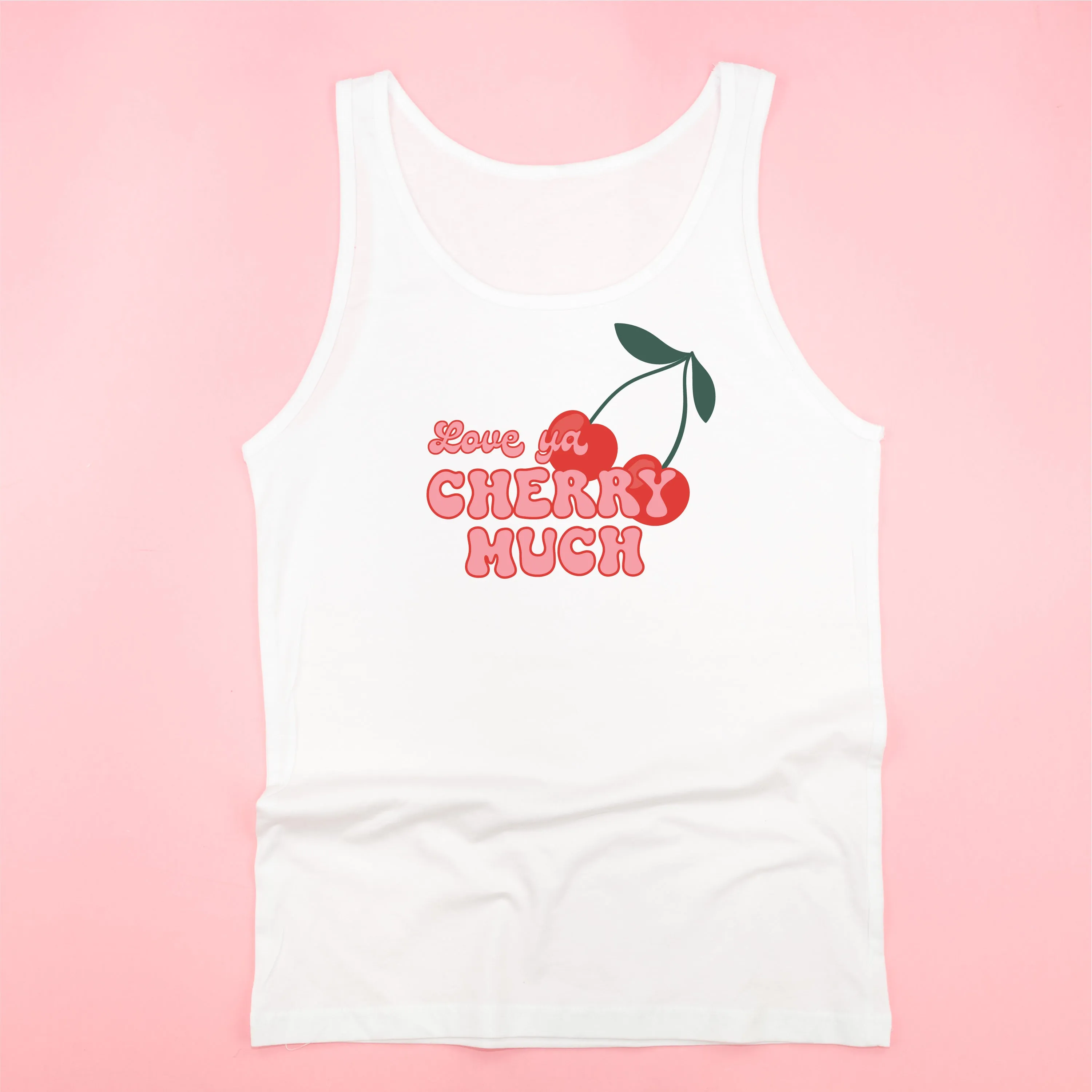 Love Ya Cherry Much - Unisex Jersey TANK