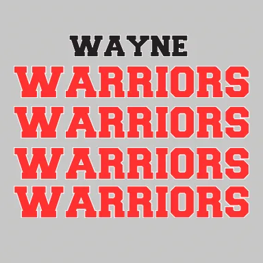 MADE TO ORDER -  WAYNE WARRIORS SPORTS SPIRIT BOXES