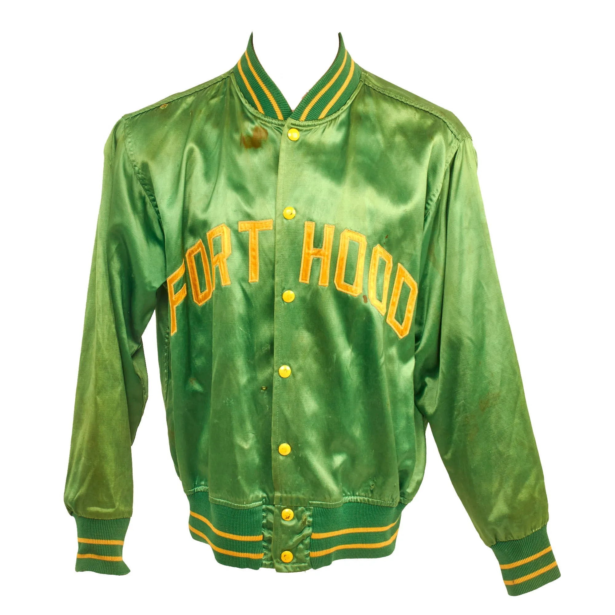 Original U.S. Korean War Era US Army Fort Hood “TANKERS” Green Sports Jacket by Wilson - Size 42