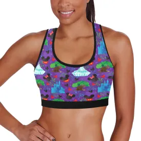 Park Hopper Fireworks Women's Athletic Sports Bra