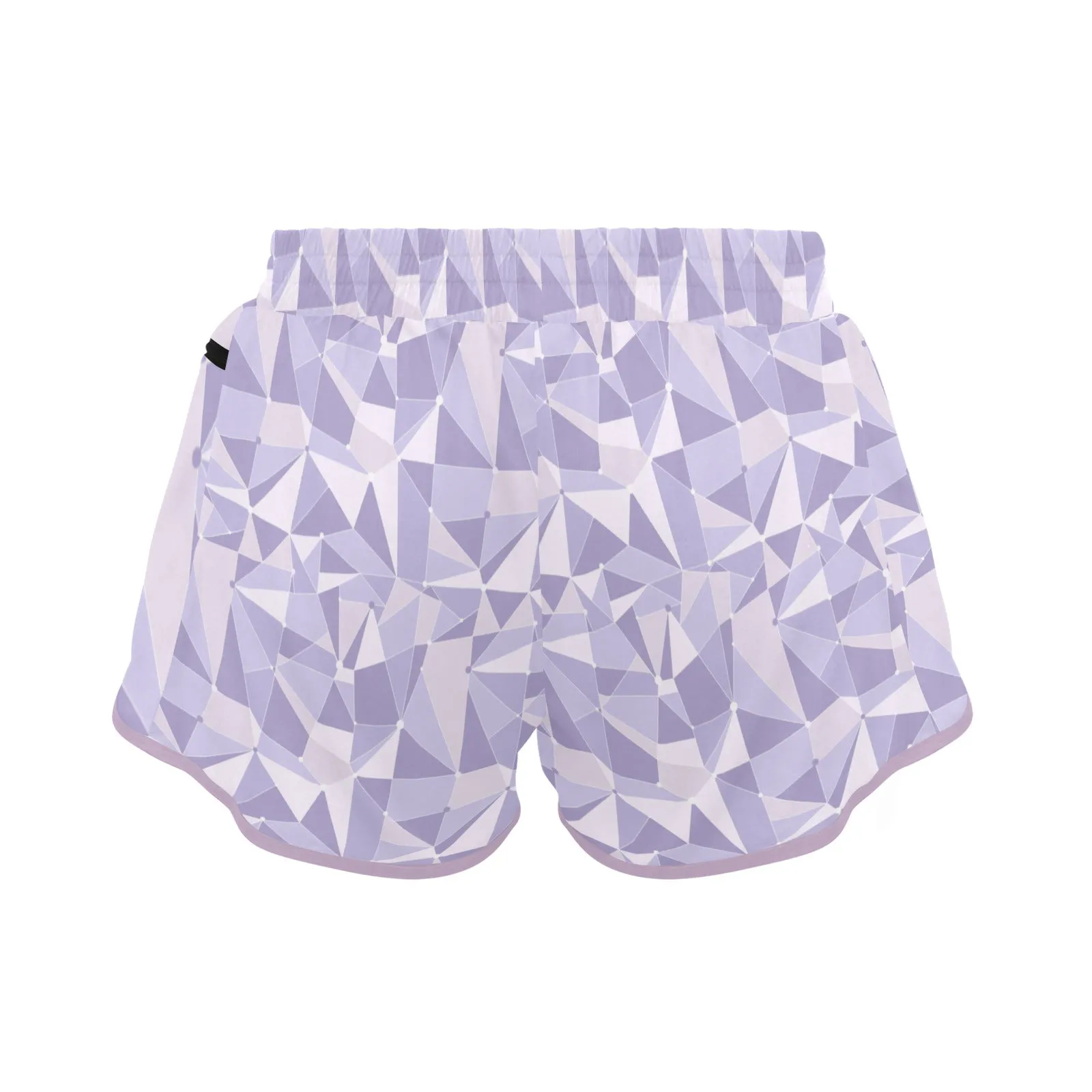 Purple Wall Women's Athletic Sports Shorts