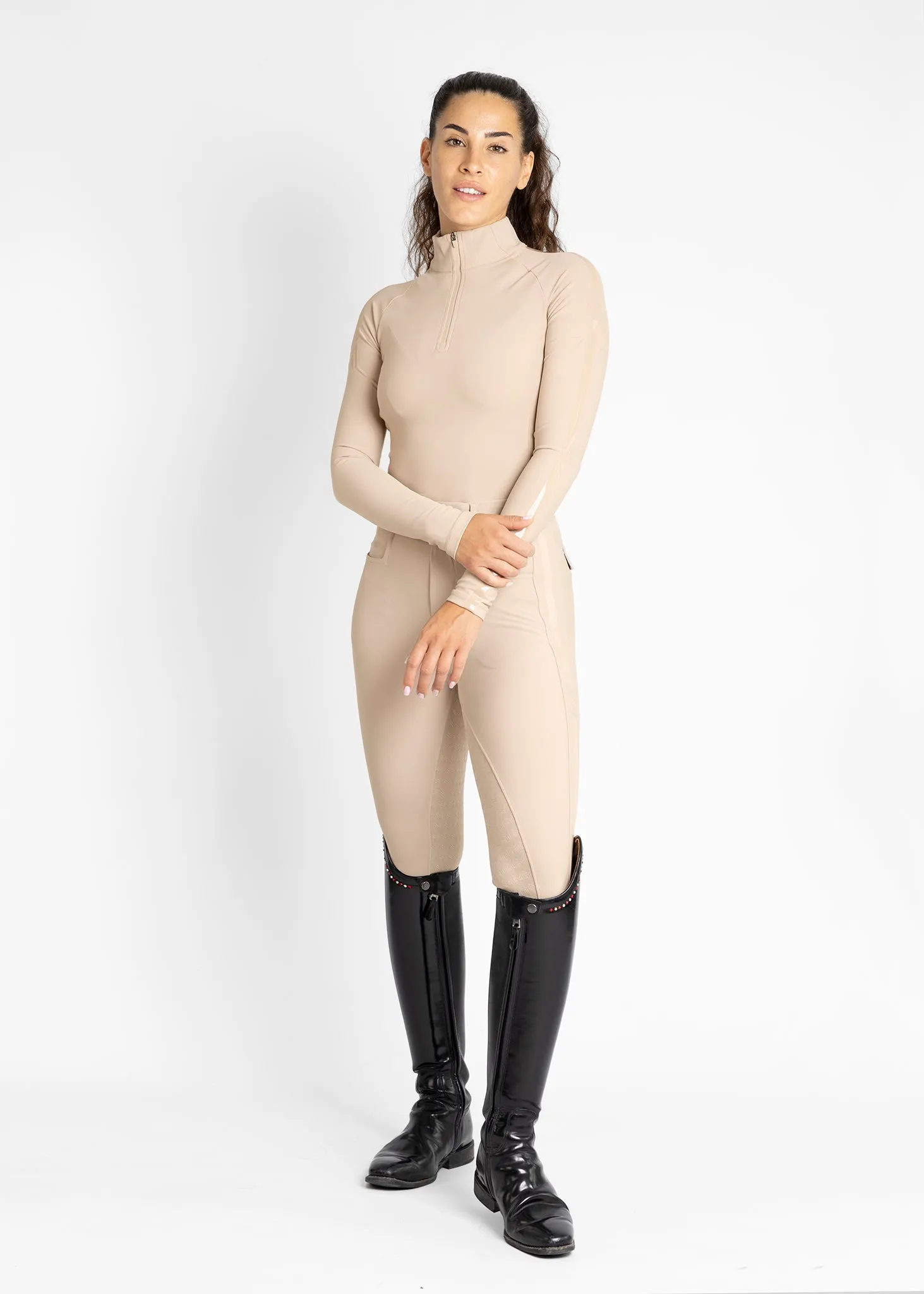 Reflection Long Sleeve Base Layer (Beige)