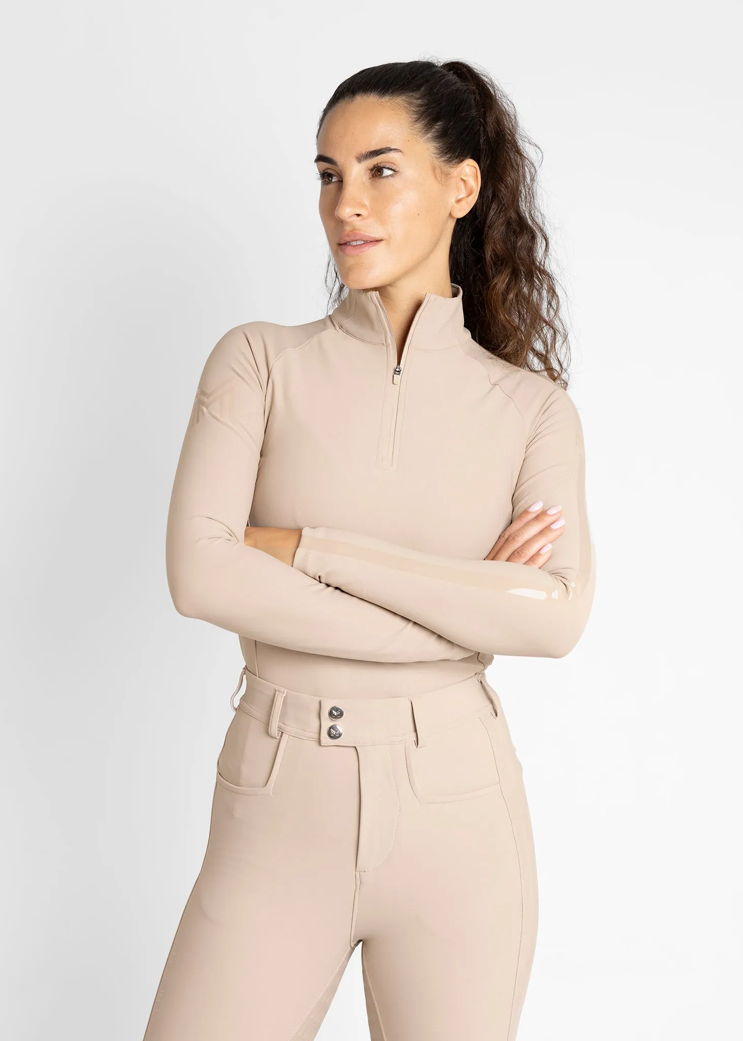 Reflection Long Sleeve Base Layer (Beige)