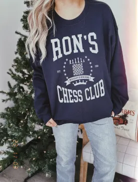 Ron's Chess Club Graphic Sweatshirt