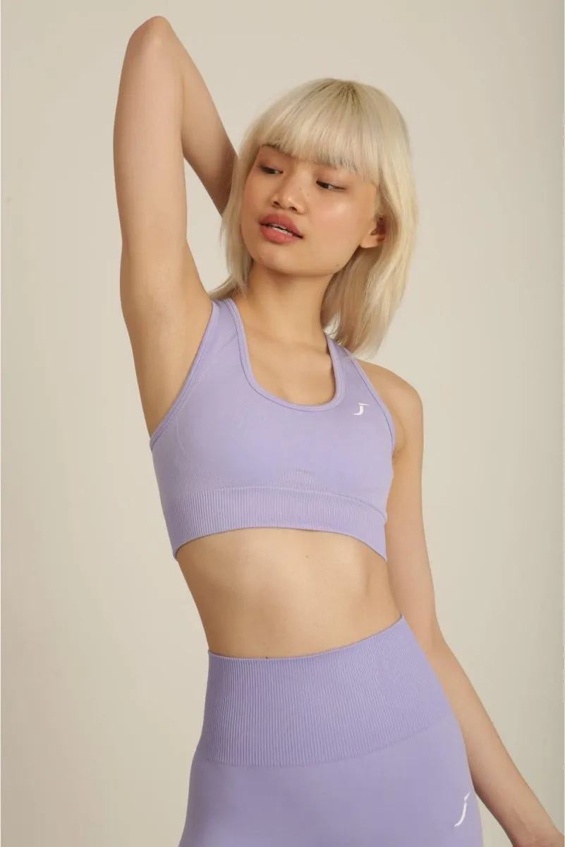 Seamless Sports Bra - Lilac