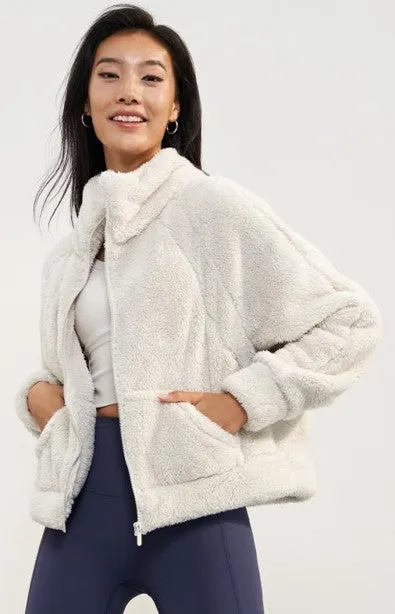 Sherpa Cropped Hoodie