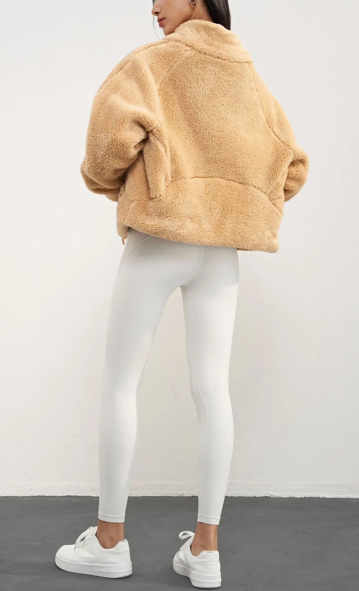 Sherpa Cropped Hoodie