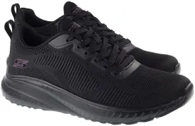 Skechers Trainers Womens Bobs Sports Squad Chaos Face Off Black