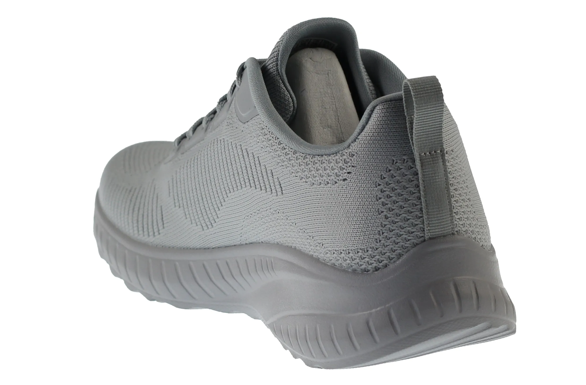 Skechers Trainers Womens Bobs Sports Squad Chaos Face Off Light Grey