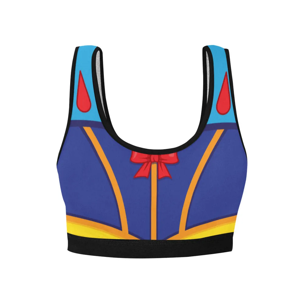 Snow White Women's Sports Bra