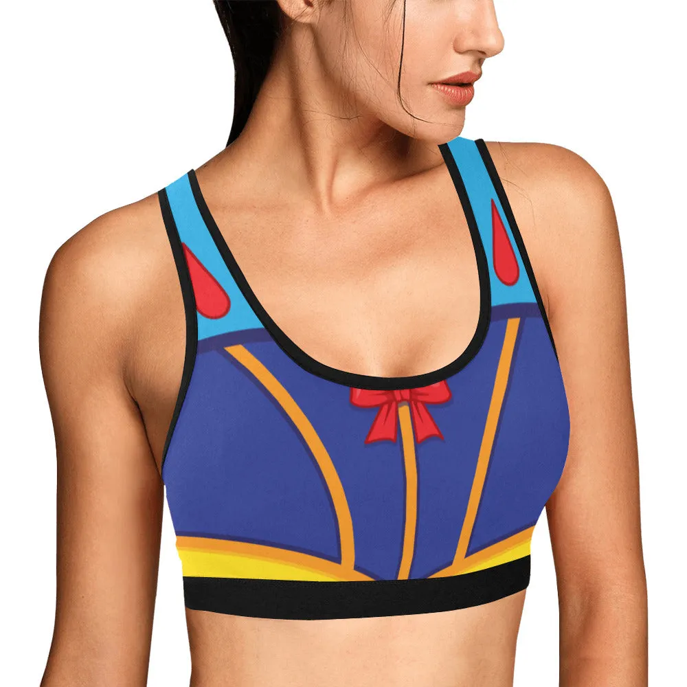 Snow White Women's Sports Bra