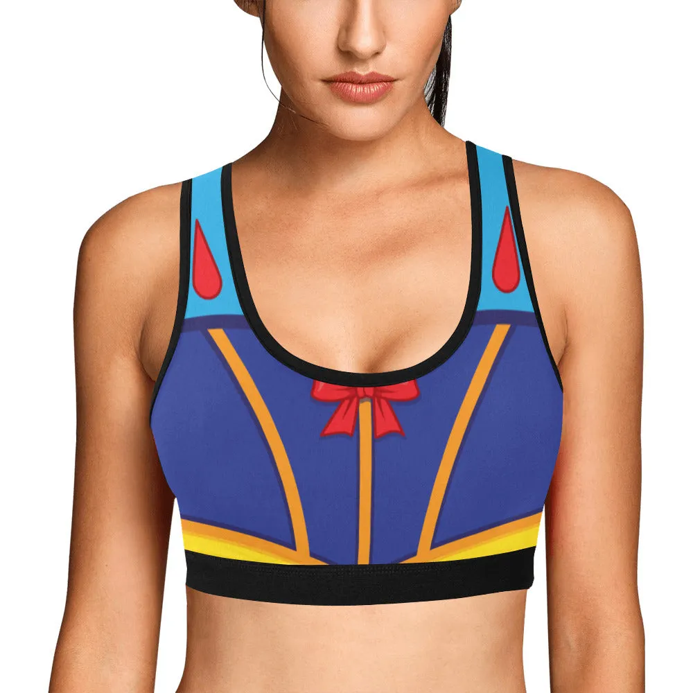 Snow White Women's Sports Bra